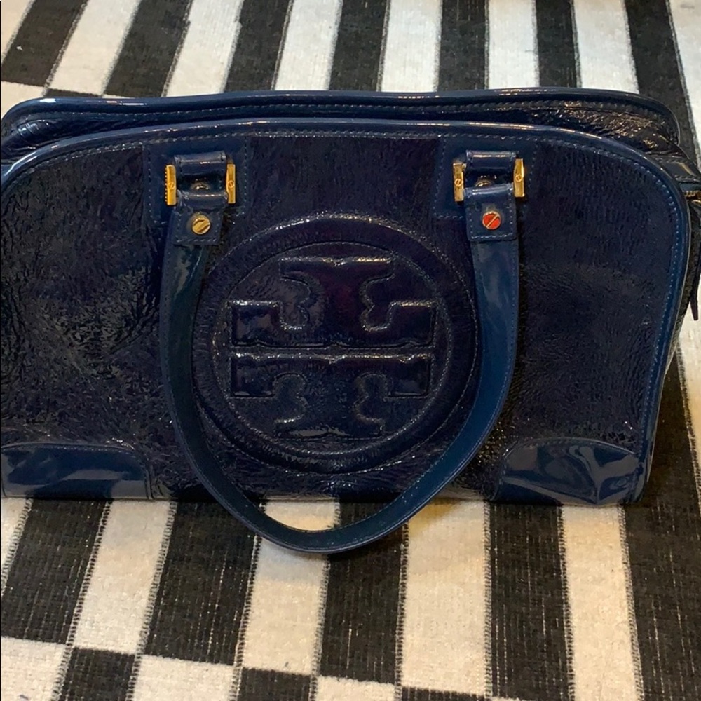 Patent Leather Tory Burch Shoulder Bag